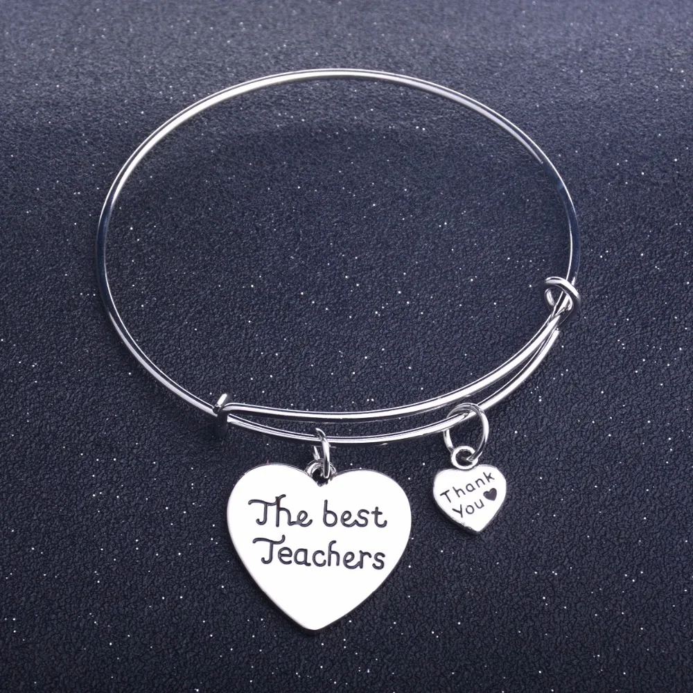 Спасибо лучшие учителя любящее сердце браслет для подарочные браслеты и