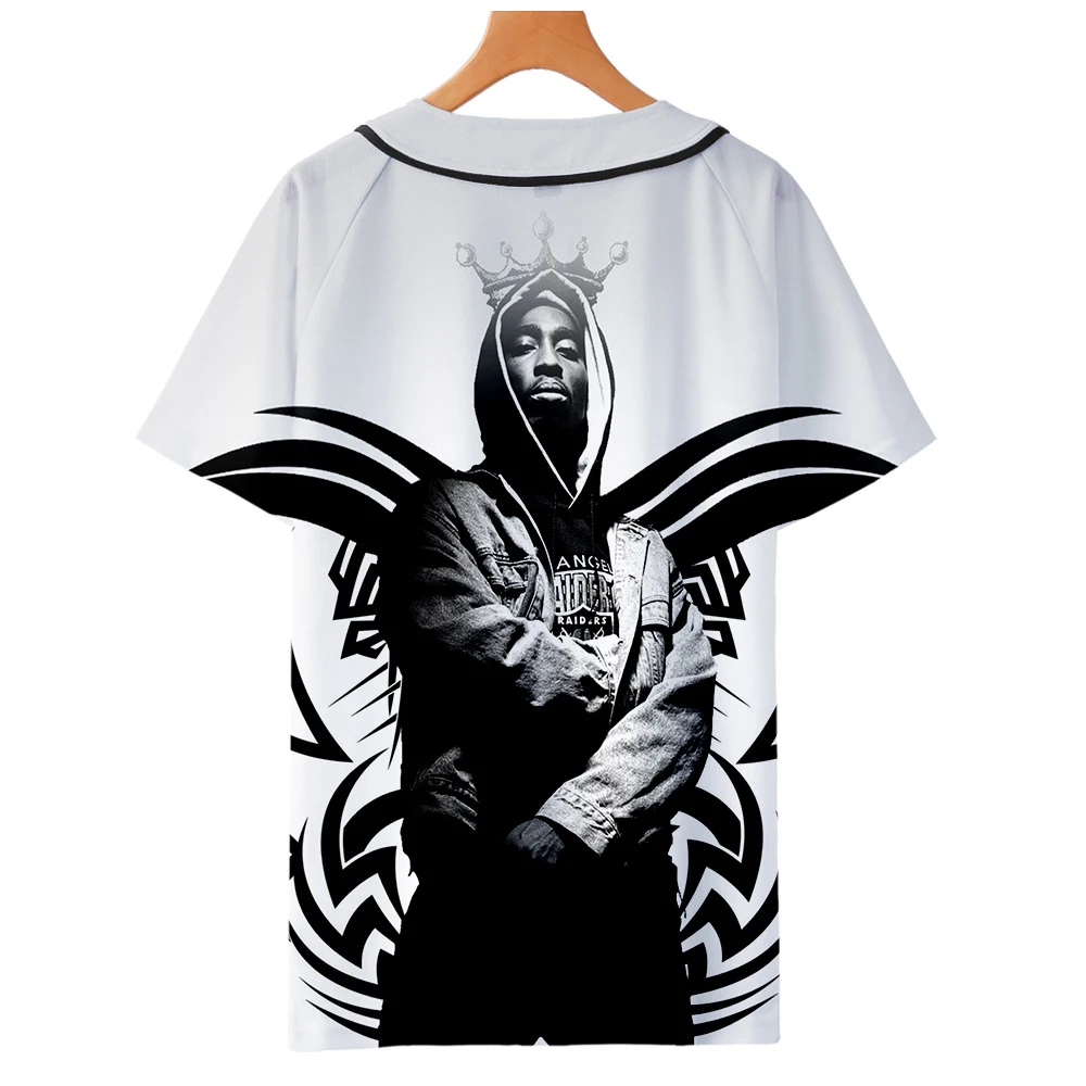 Р. И. П. Американский рэпер 2Pac Tupac Amaru Shakur 3D печать с коротким рукавом бейсбольная
