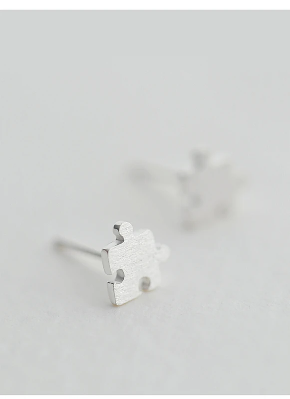 Female Stud Earring Silver Color Geometric Earrings For Women Party Pendientes Mujer | Украшения и аксессуары