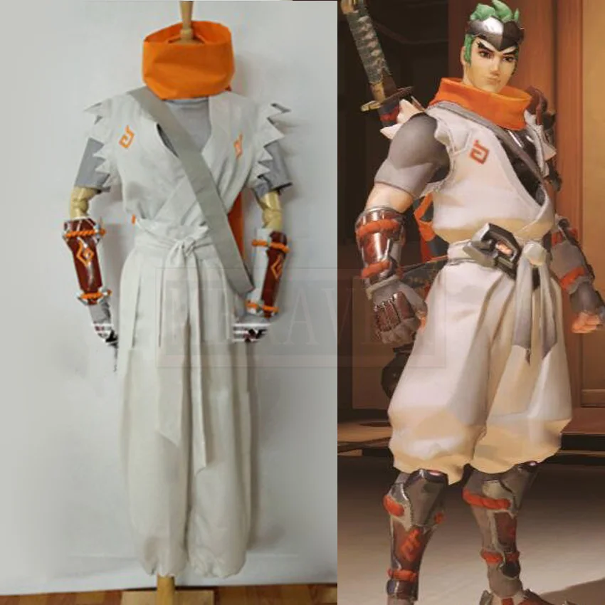 OW Young Косплей Гэндзи костюм Хэллоуин униформа наряд | Тематическая одежда и
