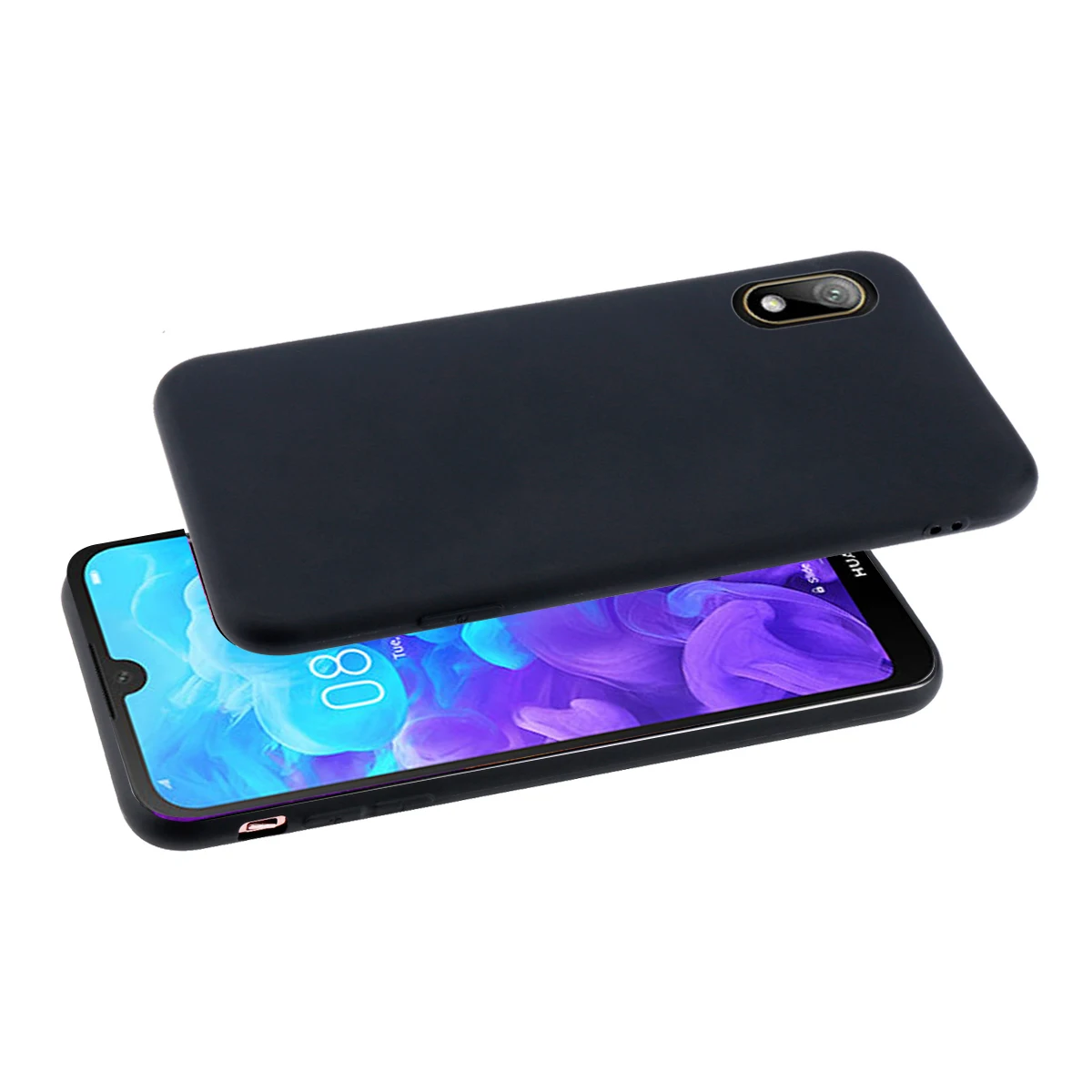For Huawei Y5 Y6 2019 Case Soft Silicone Slim Candy Color Matte TPU Back Cover Pro Shockproof |