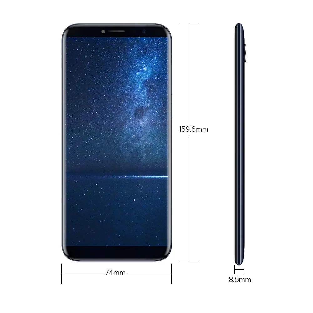 Cubot X18 смартфон 5," HD+ 18:9 MT6737T четырехъядерный мобильный телефон две sim-карты Android7.0 Finger ID 3 ГБ+ 32 ГБ 3200 мАч 4G LTE 13 МП