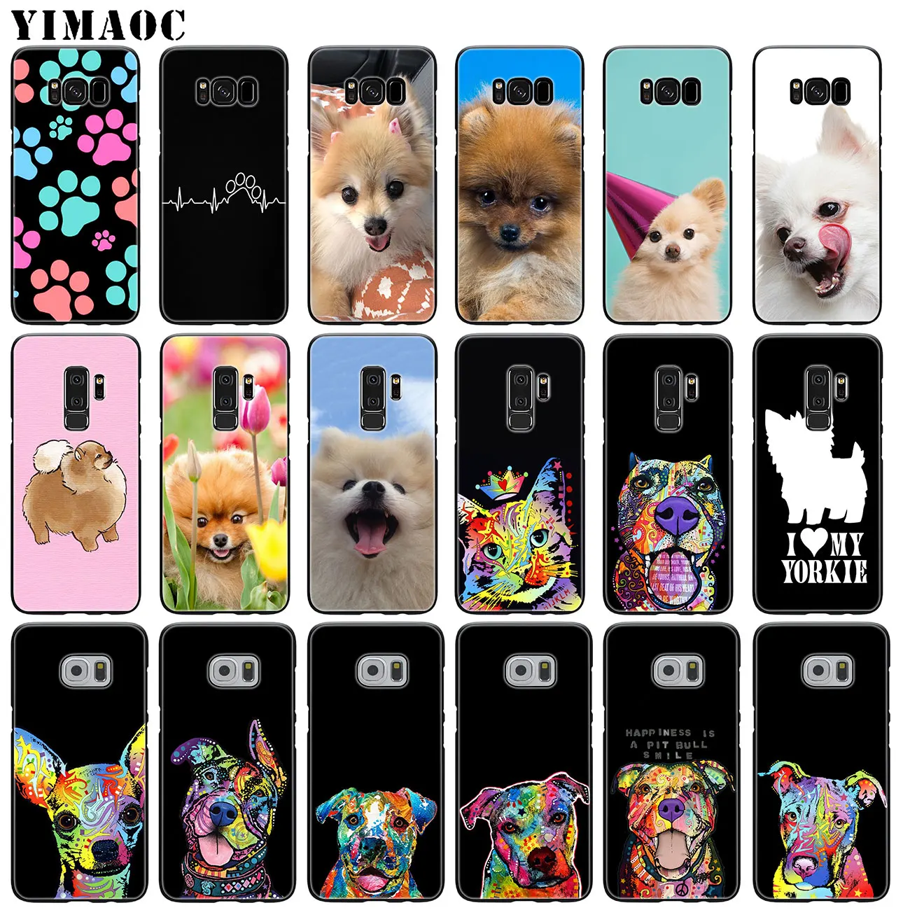 YIMAOC Pitbull Померанский Мягкий силиконовый чехол для телефона Samsung Galaxy S20 Ultra S10 Lite S9 S8