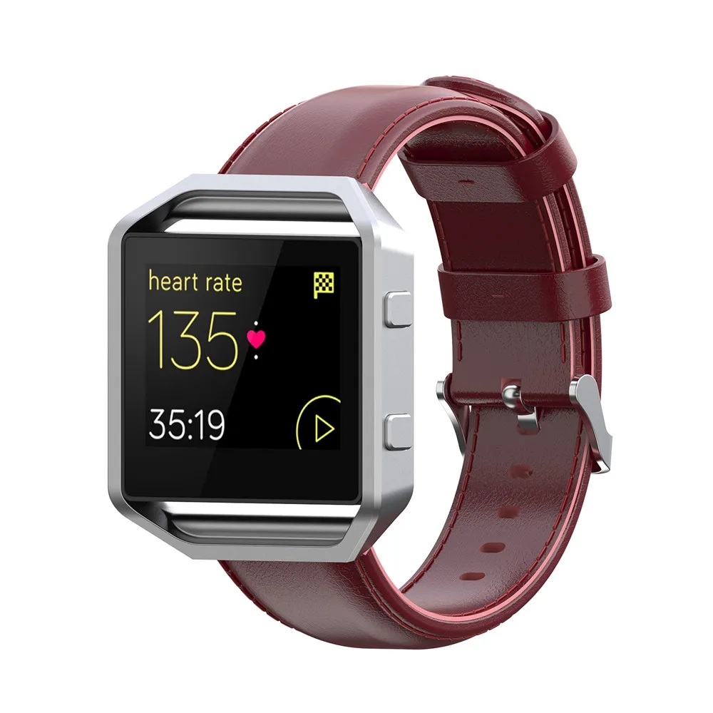Ремешок для смарт-часов для Fitbit versa 2 lite/versa/Blaze сменный кожаный ремешок для Fitbit Blaze быстросъемный браслет