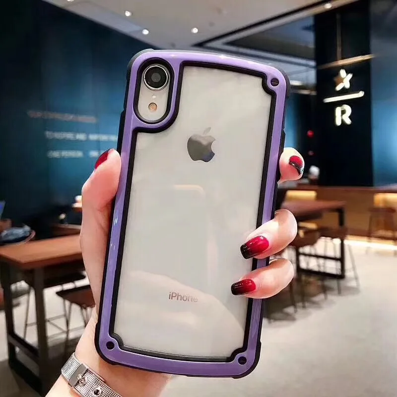 Чехол для iPhone Xs Max Xr X 8 7 Plus 6S корейский Прозрачный чехол девушек Samsung S10e S10 S9Plus S8 Note9 |