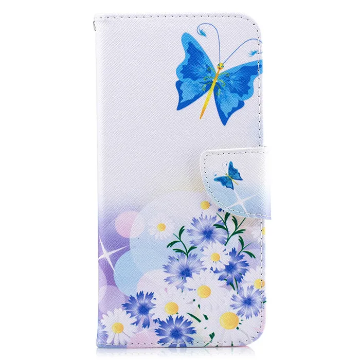 Huawi mate 20 Pro Чехол onfor huawei mate 20 lite Pro Чехол кожаный чехол для huawei mate 10 9 lite Чехлы мультяшный флип чехол для телефона s - Цвет: 4
