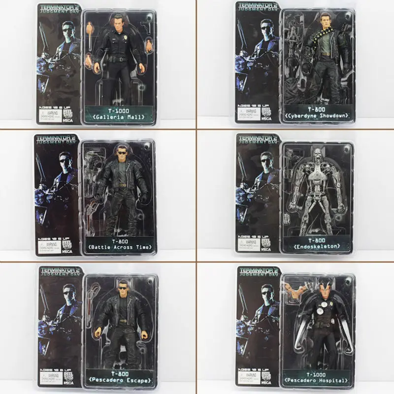 Фигурка эндоскелета NECA The Terminator 2 экшн фигурка игрушка 6 моделей 7 дюймов/18 см|figure