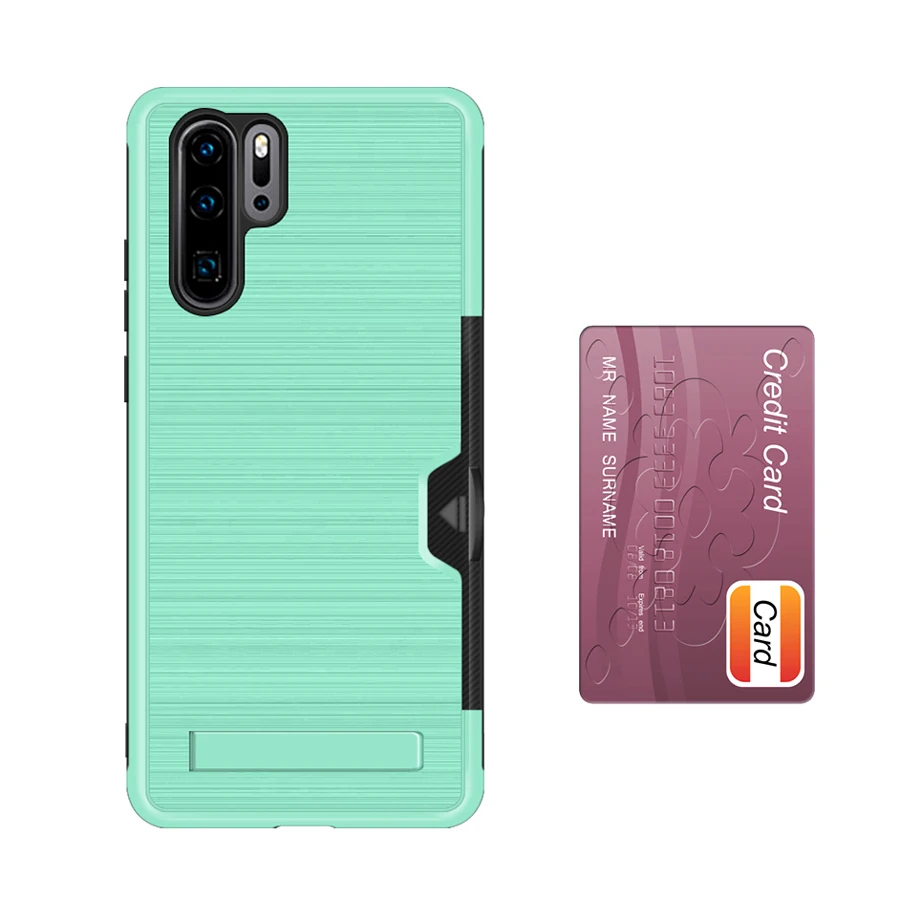 IQD для HuaWei Mate 20 P30 Pro чехол с отделением карт Ультратонкий защитный подставкой