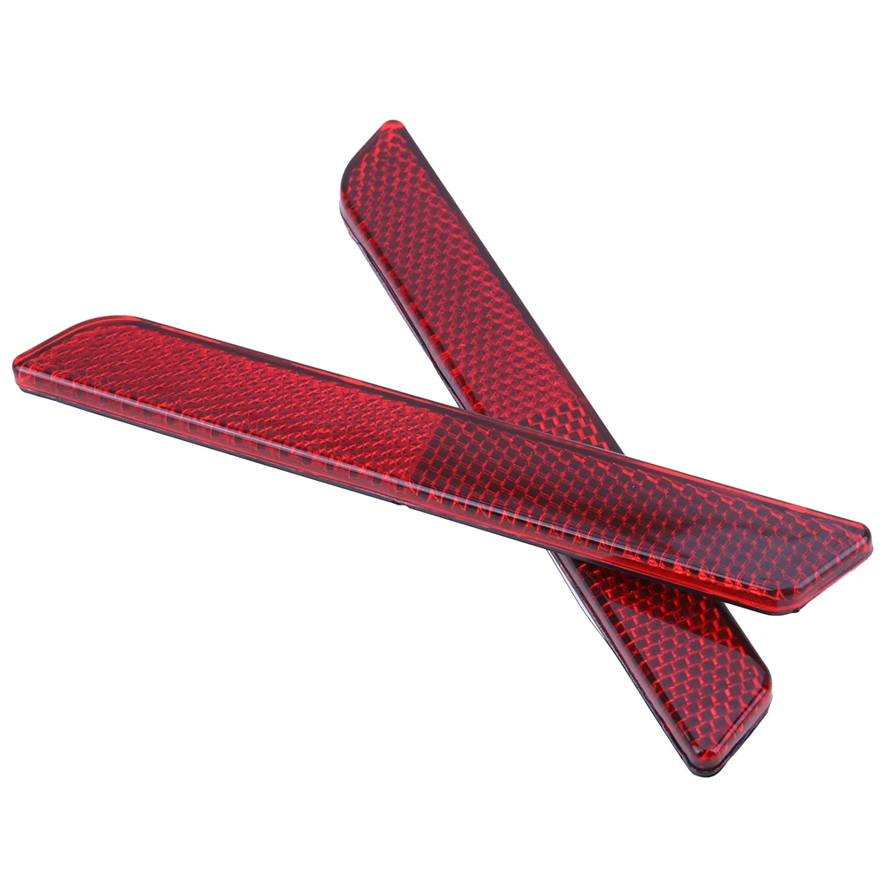 VODOOL 2 шт. ABS пластик защита седельной сумки для мотоцикла крышка отражатель