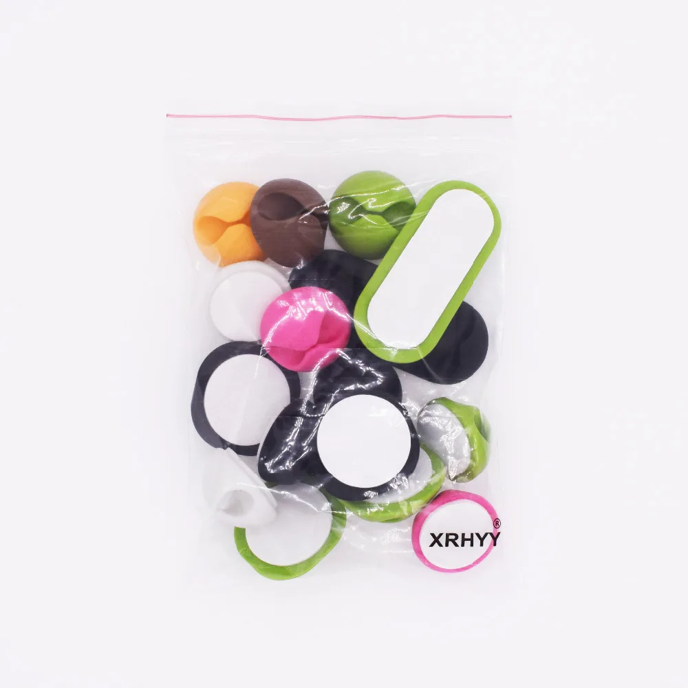 Colorful Cable Clip Cord Manager Organizer Adhesive Hook Wire Holder For Power Cords Charging Accessory Cables Mouse | Электроника