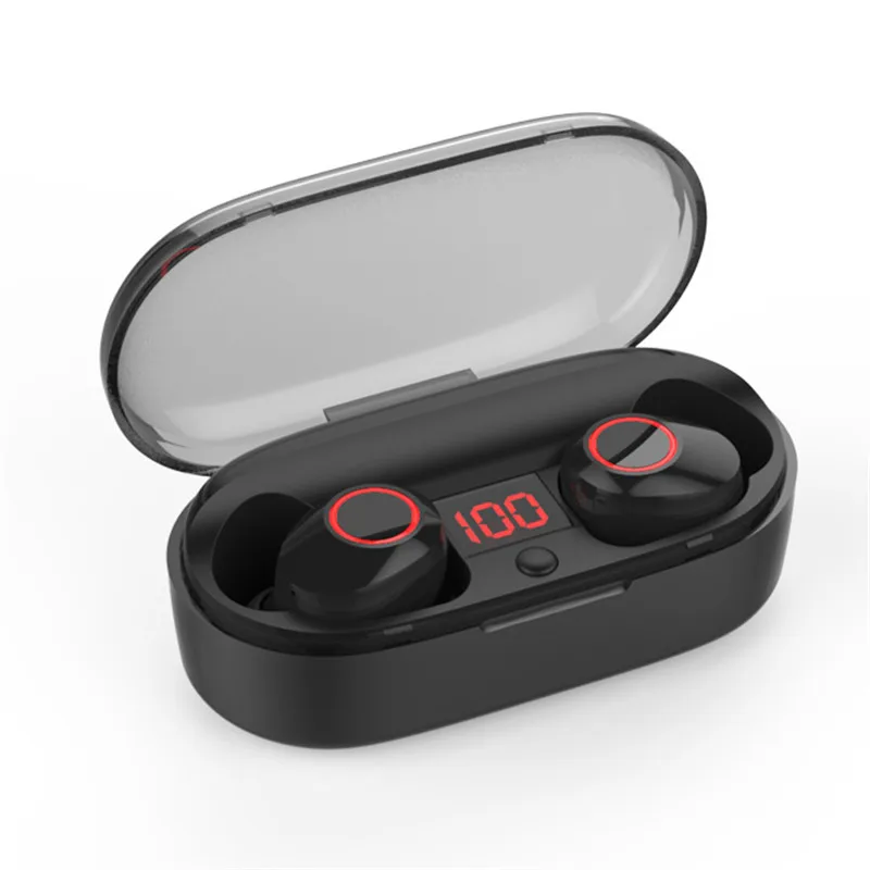 T7 TWS Bluetooth наушники настоящие Беспроводные спортивные вакуумные стереонаушники с