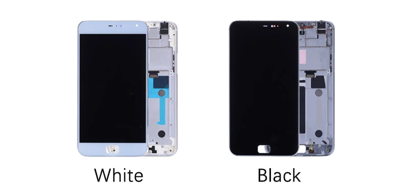 Дисплей для MEIZU MX4 Pro MX4 в сборе с тачскрином на рамке черный белый