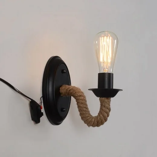 Винтажный светодиодный настенный светильник Эдисона в стиле лофт старинные