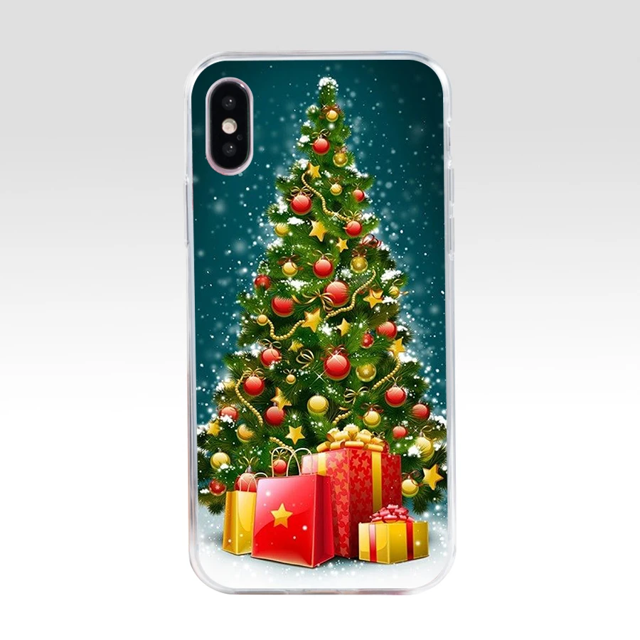 Чехол для телефона из мягкого силикона и ТПУ iphone 5 с рождественским
