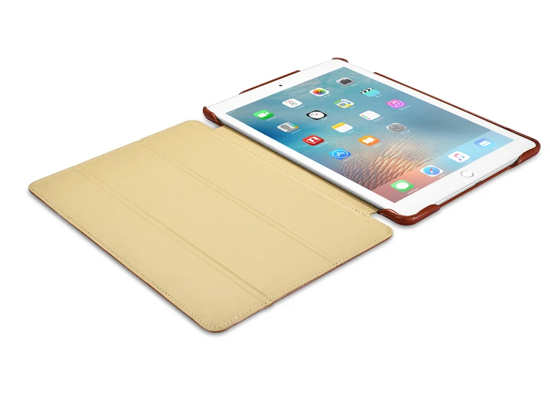 Ретро чехол из натуральной воловьей кожи для нового iPad Pro 10," Тонкий Бизнес складной Стенд смарт-чехол для Apple iPad Pro 10,5