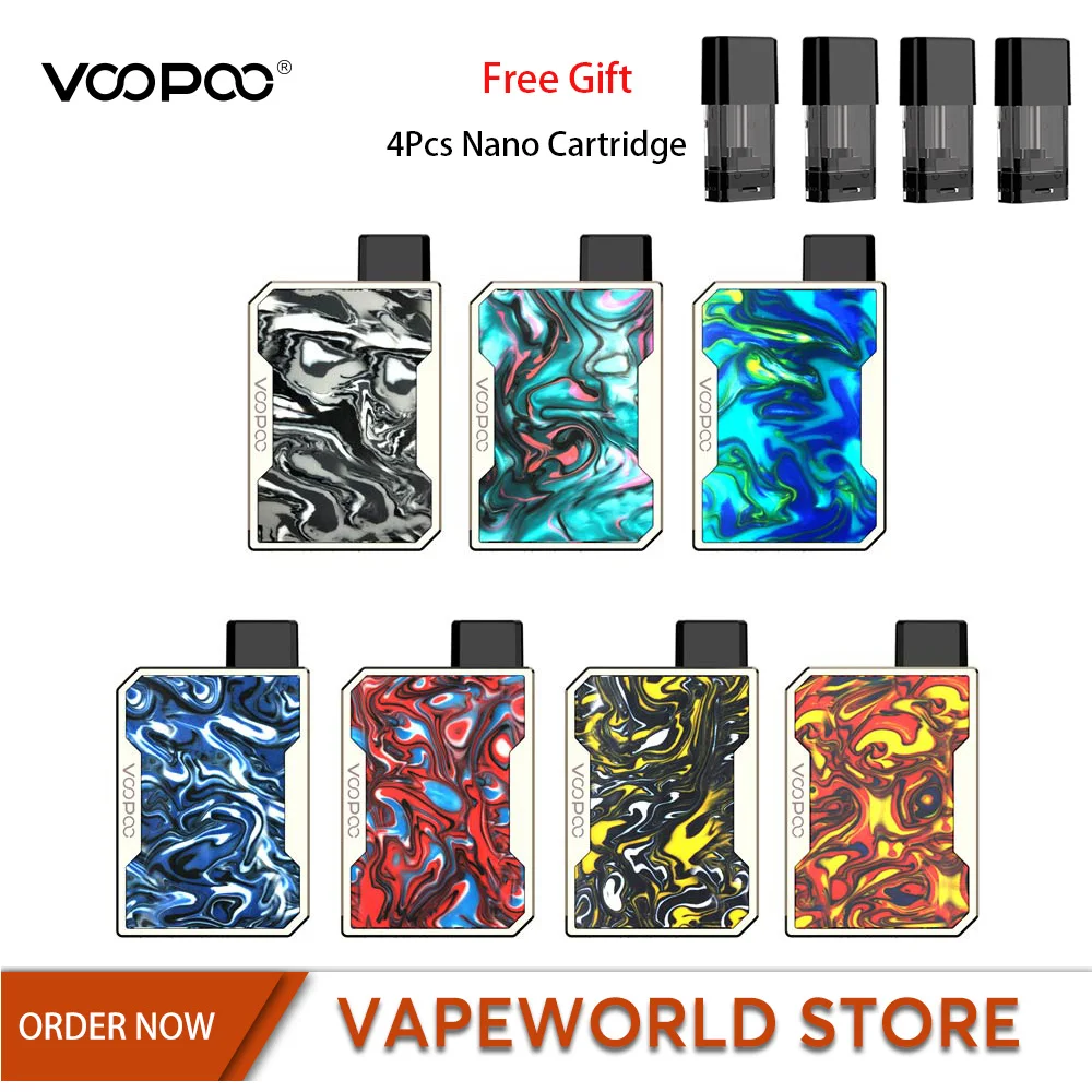 Оригинальный набор Voopoo Drag Nano 4 картриджа 1 мл 750 мА · ч электронная сигарета Vape Mod VS