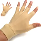 1 пара моющиеся из нейлона и спандекса, анти-сжатие для рук перчатки артрита Фитнес перчатки