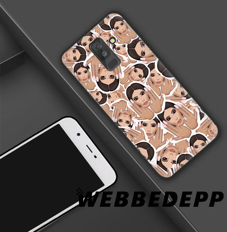 WEBBEDEPP Kylie Jenner kim kardashian Мягкий силиконовый чехол для Samsung Galaxy A9 A8 A7 A6 Plus 2018 A5 A3 2017 2016 Note