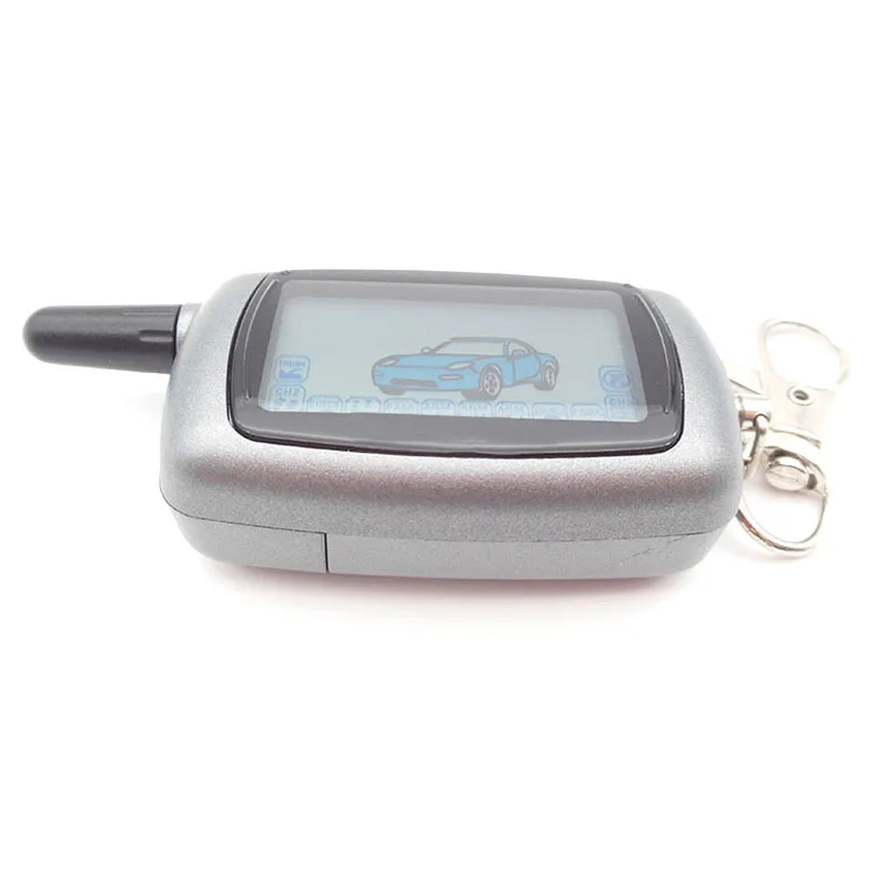 2-way A6 LCD Remote Controller Key Fob Chain remote for russian Version Vehicle Security Two Way Car Alarm System Starline | Автомобили и