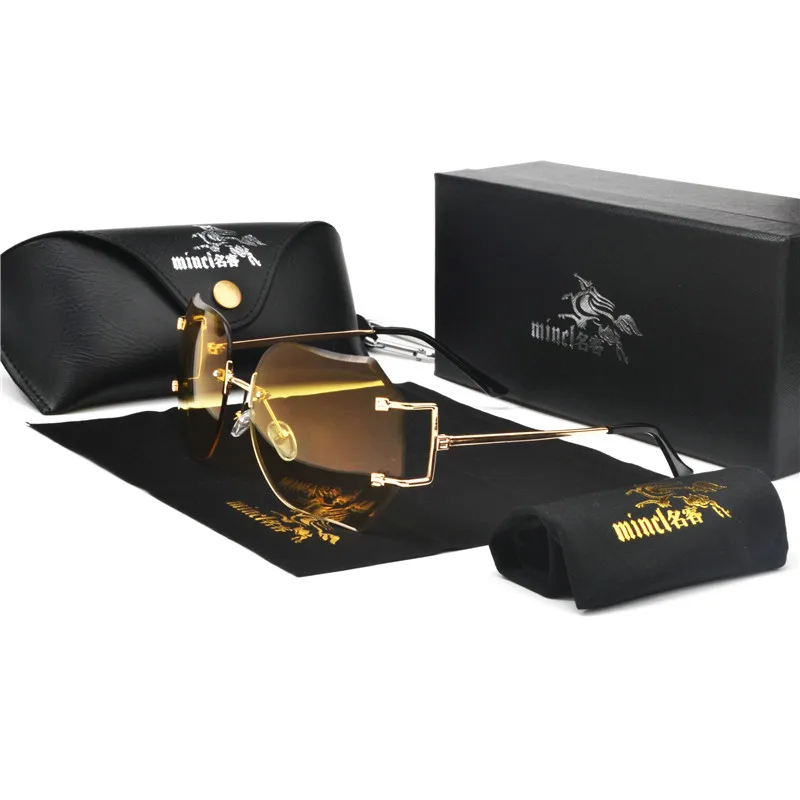 MINCL/2019 новые модные женские Квадратные Солнцезащитные очки роскошные брендовые