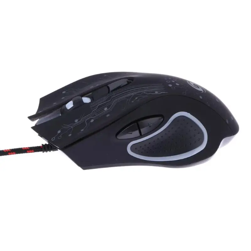 3200 точек/дюйм LED оптическая 6D USB Проводная игровая мышь Pro Gamer мышь для ПК 6 кнопок с колесом прокрутки 5 миллионов циклов
