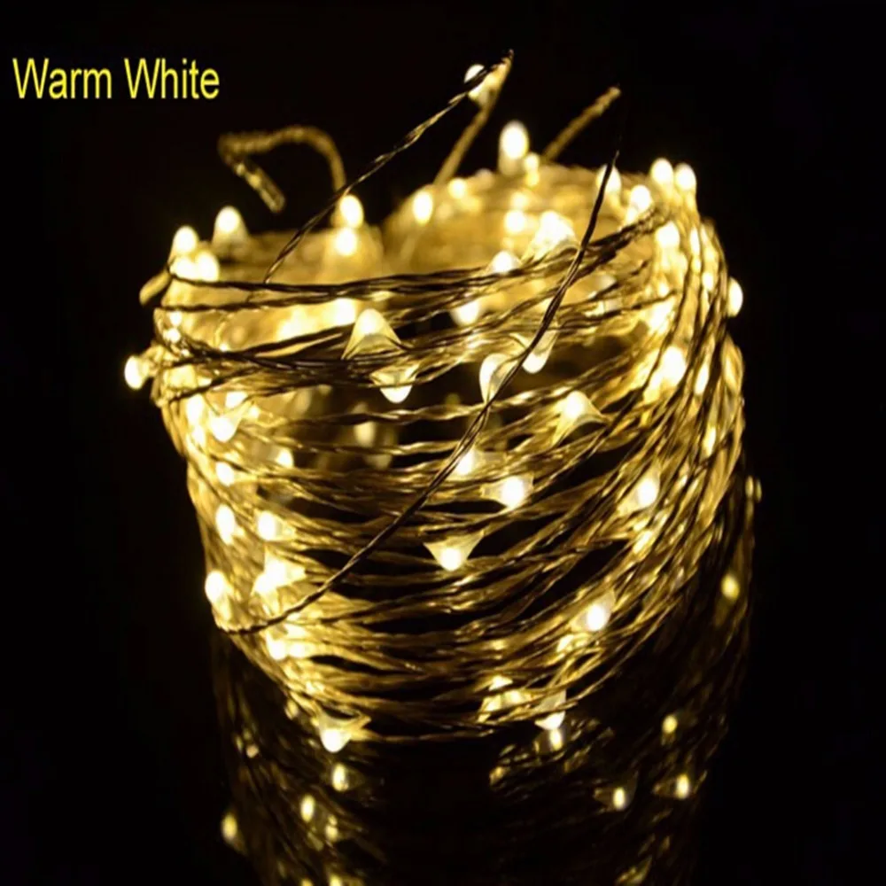 5 м медный провод светодиодный звездный свет свадебный Хрустальный