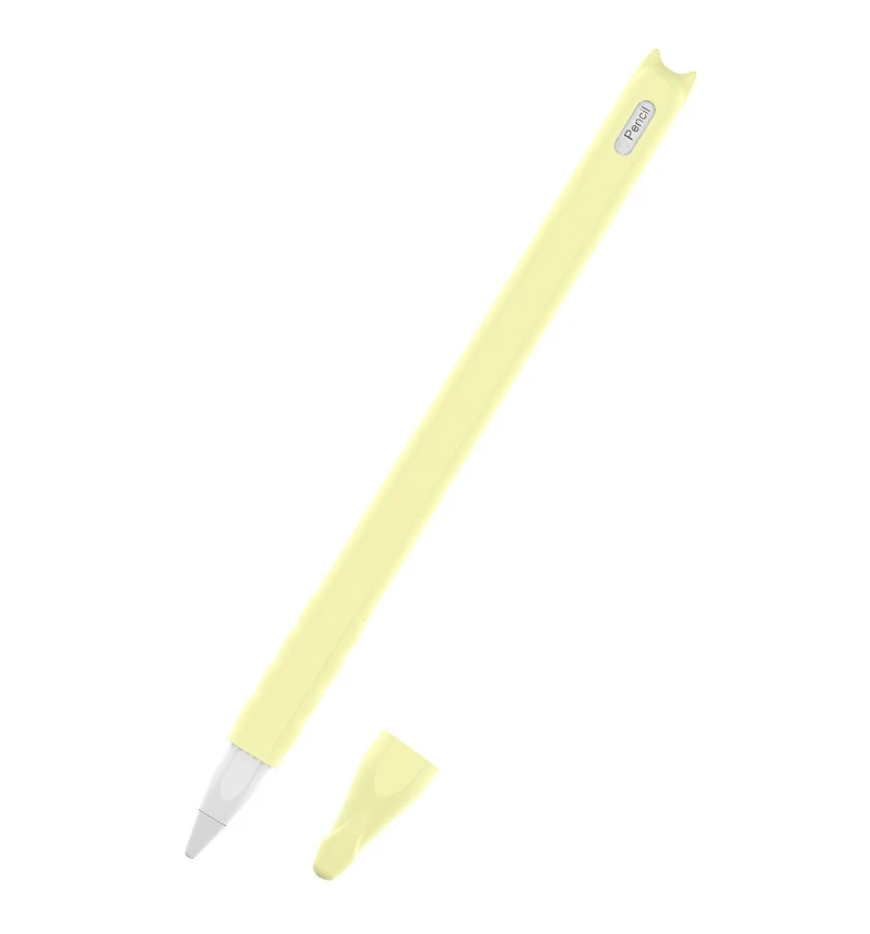 Цветной мягкий силиконовый совместимый для Apple Pencil 2 Чехол совместимый для iPad планшет стилус защитный чехол