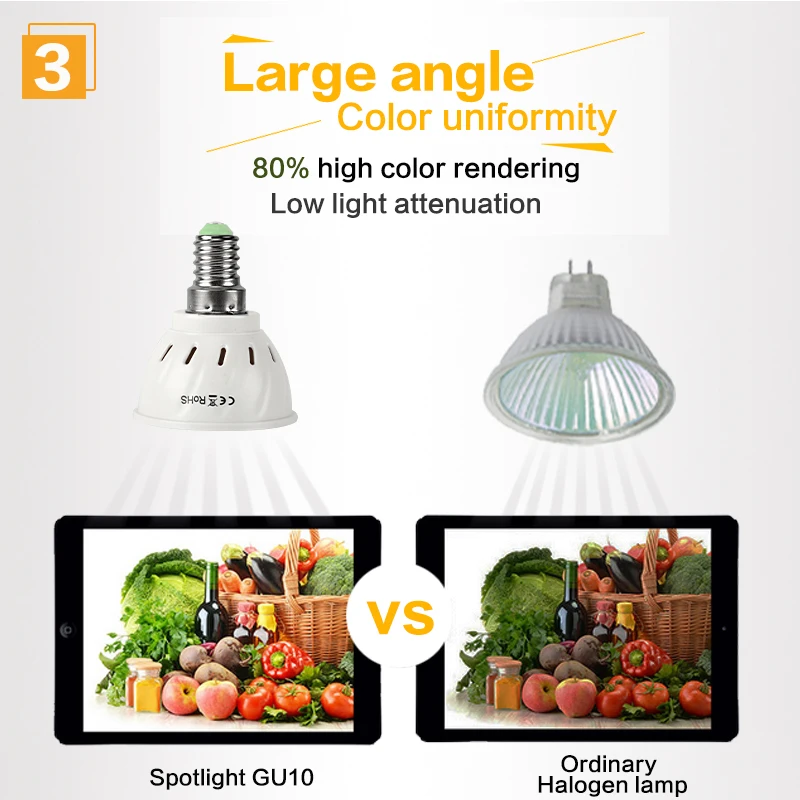 Светодиодная лампа E27 220V 5730 5050 SMD 2835 точечная GU10 bombilas MR16|led bulb e27|led lamp e27led e27 220v |