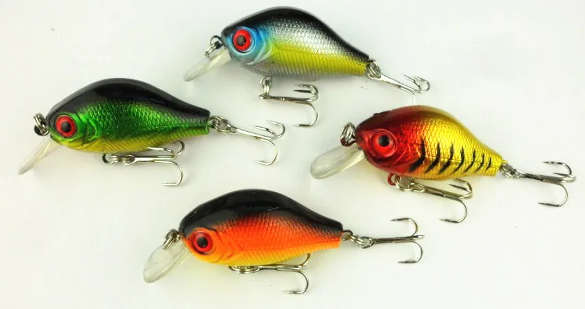 

Wholesale fishing Lures Bait trackle Floating lures 5.5cm 8g Crank fishing lure hard plastic fishing baits 50pcs