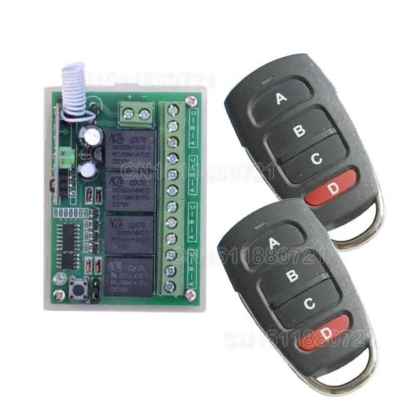 Беспроводной Радиочастотный переключатель с дистанционным управлением 12 В
