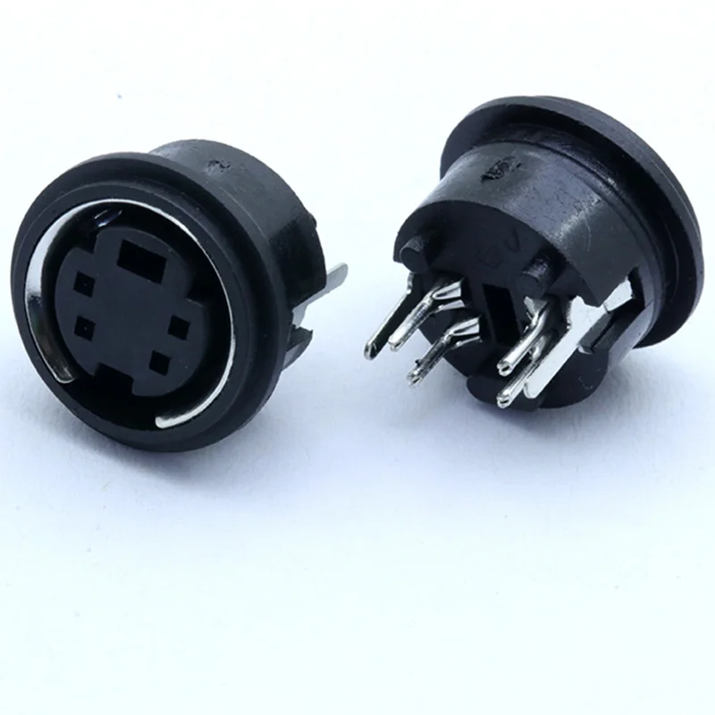20 шт. 4-контактные разъемы Mini DIN PS2 8P разъем 180 градусов | Обустройство дома