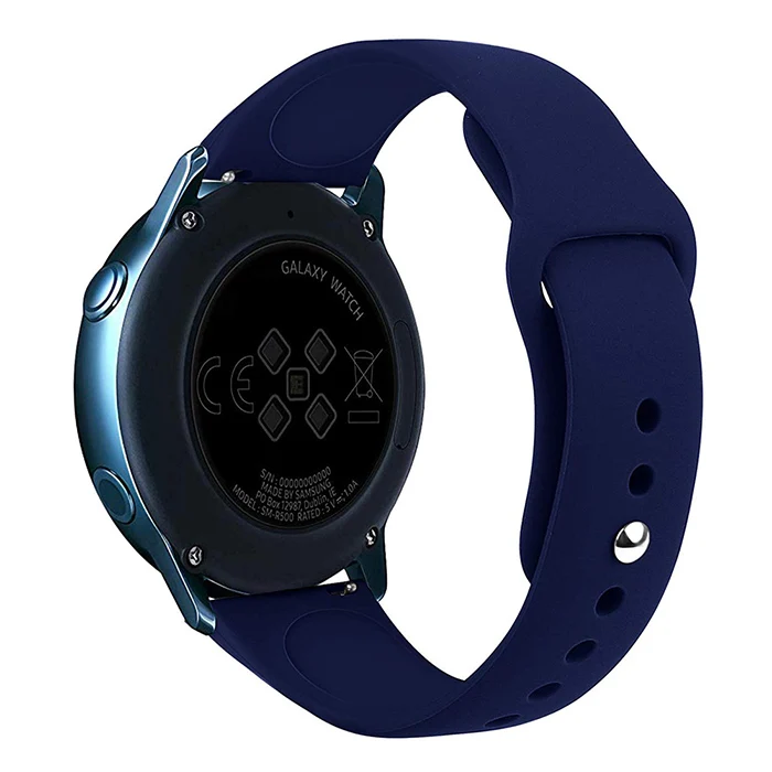 Синий Для Garmin Forerunner 245 ремешок 20 мм смарт часы ремешок для Garmin Forerunner 245/Vivoactive 3 часы браслет - Цвет: Синий