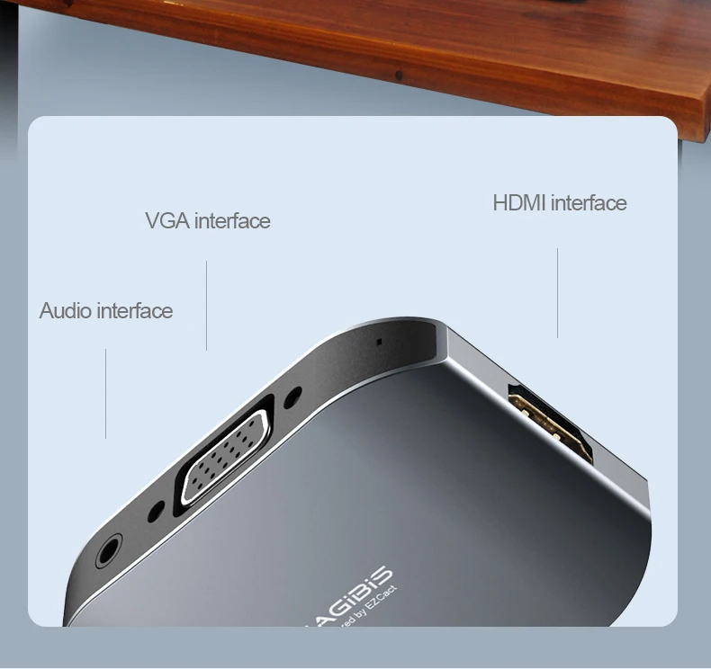 Hagибис HDMI VGA HD адаптер ПК видео конвертер аудио адаптер мобильный телефон/ноутбук подключен к телевизору для iPhone XS 8 iPad Android