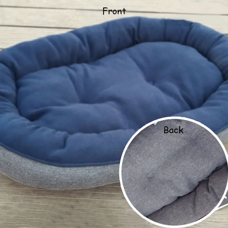 Кровать для собак теплый двусторонний домик мягкий материал корзина зимний