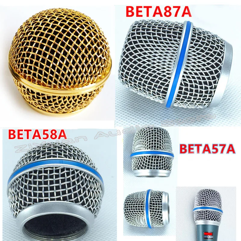 Сменная микрофонная сетчатая решетка с шаровой головкой для Shure Sm58 Beta58 A Beta87 Beta57 3