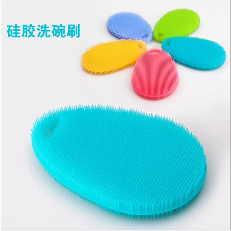 Силиконовая щетка для мытья посуду многофункциональный очистки brushCleaning