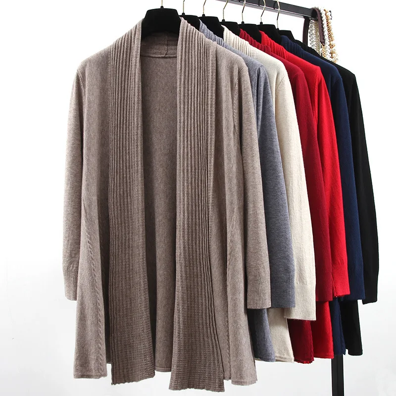 Quality guarantee Peplum Blusa Spring Autumn Poncho Knit Tops angora wool Twist Sweater Women Cardigans Coat C-003 |