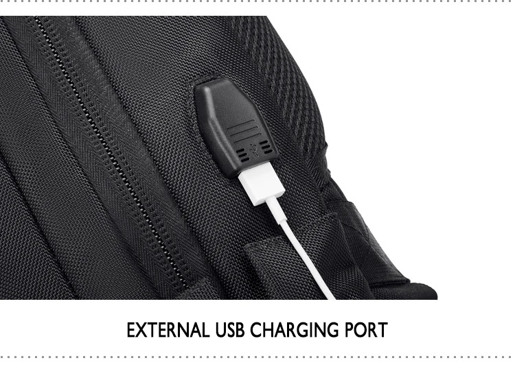 Новинка, OZUKO, мужские рюкзаки, бизнес, многофункциональный, usb зарядка, рюкзак для ноутбука, Bolsa Mochila, водонепроницаемый, для путешествий, школьные сумки