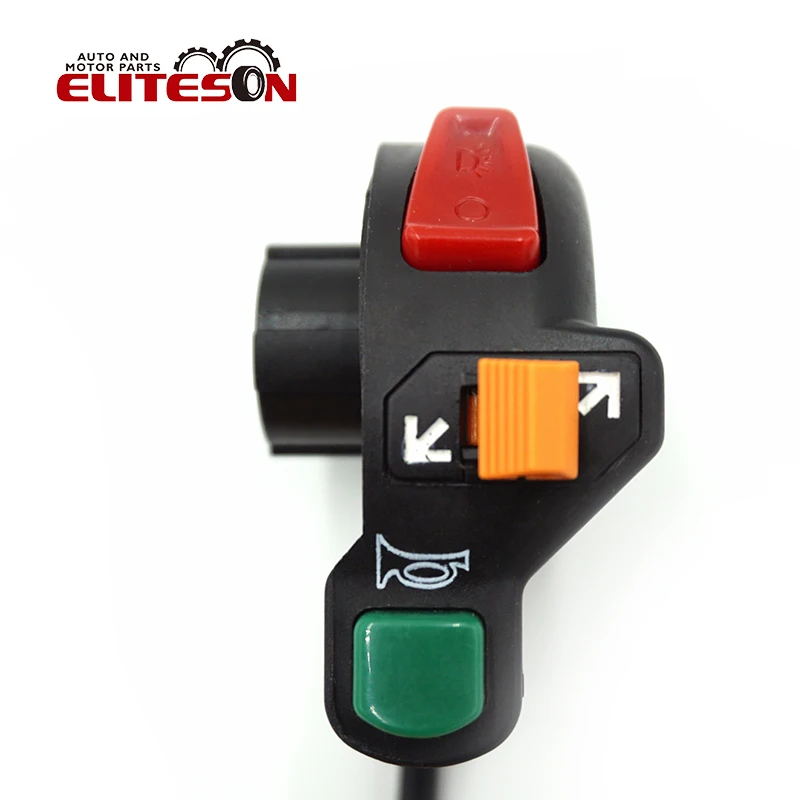 Eliteson 1 шт. мотоциклетный переключатель 22 мм звуковой сигнал включения выключения