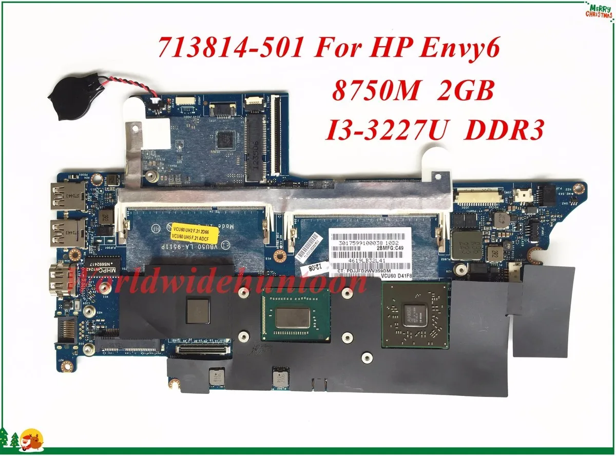 Высоко качественная материнская плата 713814 501 для hp Envy6 Материнская ноутбука VBU50 LA
