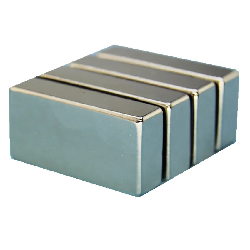 1PCS 40x20x10 Strong Neodymium Magnet N35 NdFeB Super Powerful Small Block Magnetic Fridge Magnets Cubiod 40mm x 20mm 10mm | Обустройство