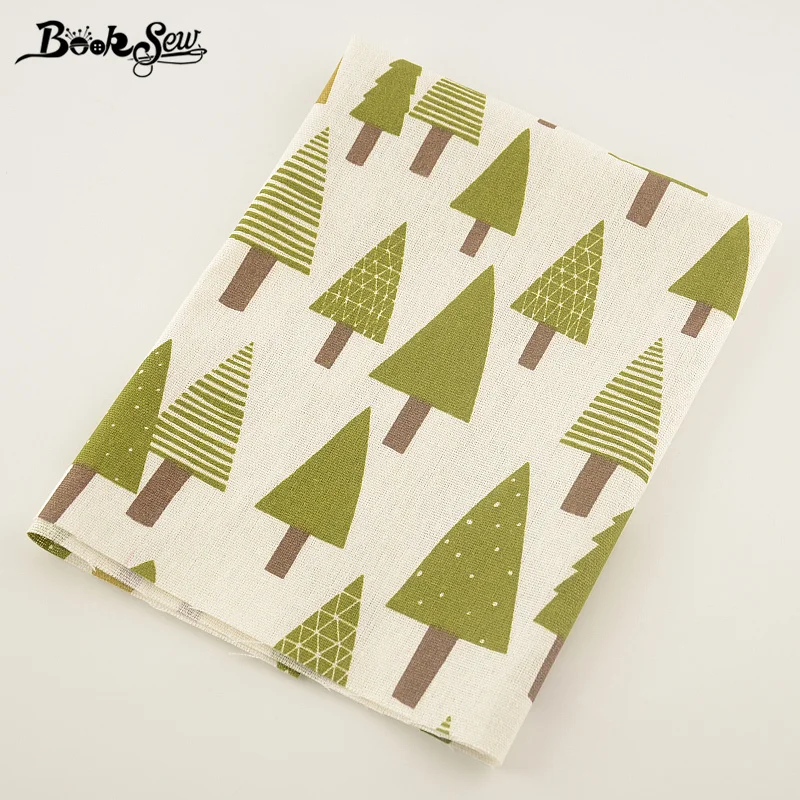 Тканевый материал для шитья Booksew хлопчатобумажная льняная ткань скатерти сумки