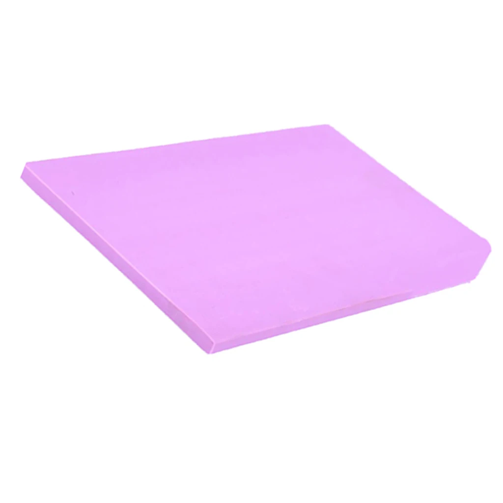 Purple Releasable резьбовые блоки художественные резиновые штампы для DIY собственная игрушечная печать ручной работы поставки проекта 15x10x0,6 см - Цвет: Purple