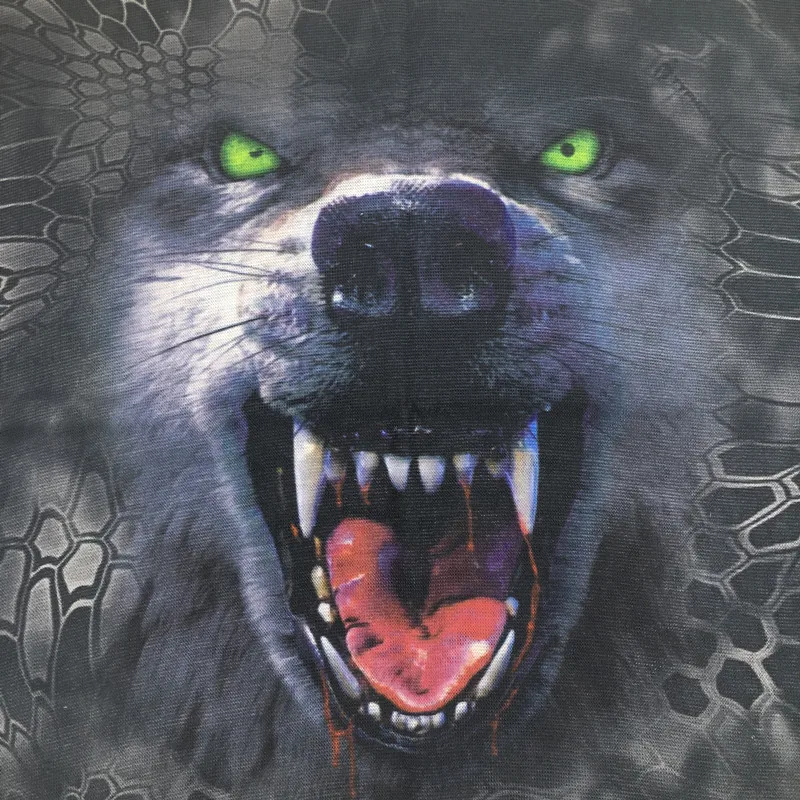 Волк клещ узор Бандана Балаклава Открытый Охота дыхание мотоцикла Велоспорт