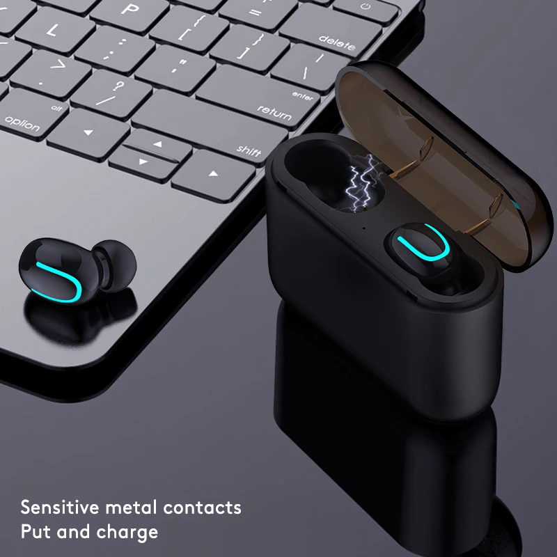 HBQ TWS Bluetooth наушники V5.0 наушники Handsfree с IPX5 Водонепроницаемая стереогарнитура