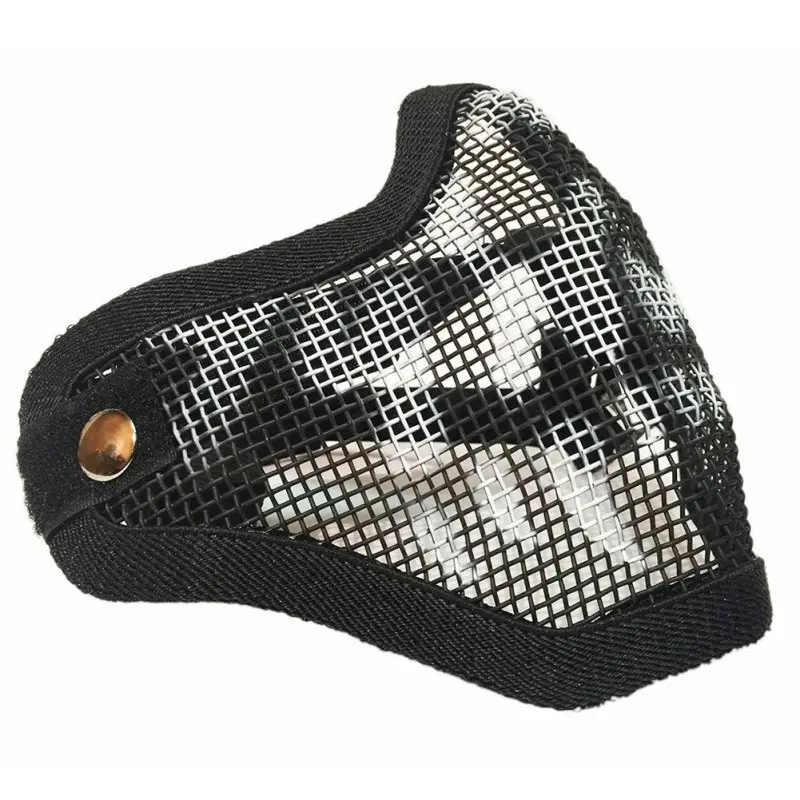 

Tactical Ghost Mesh Airsoft Mask Paintball Half Face Protection Strike Style New Arrival
