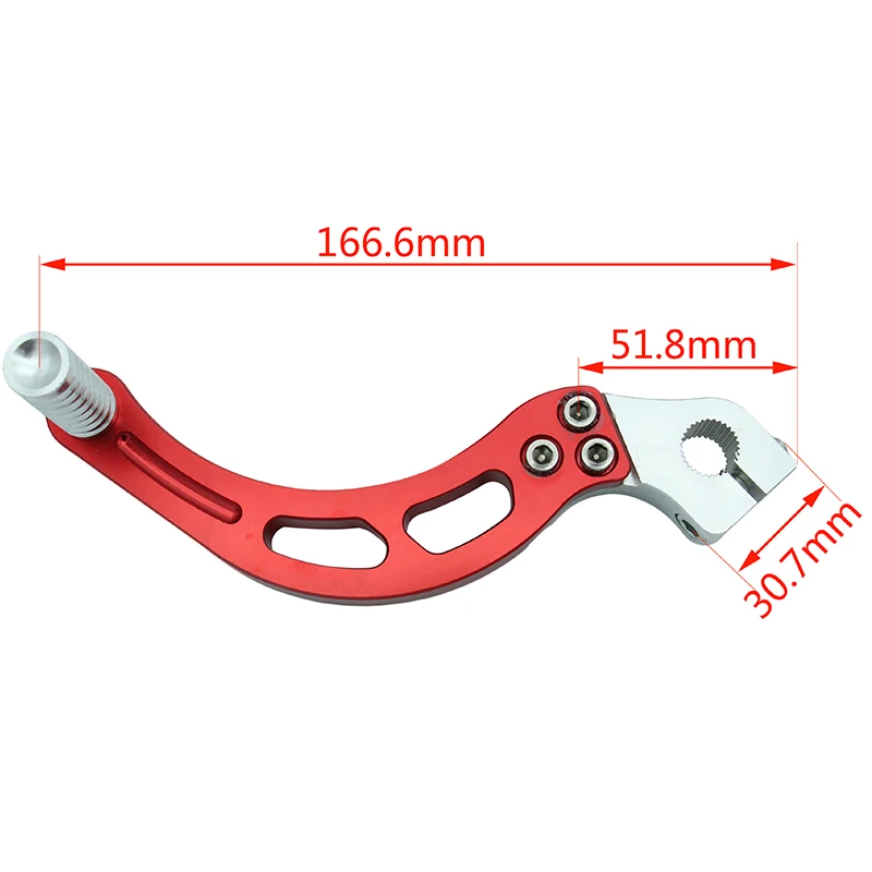 

Motorcycle CNC Gear Shift Lever Folding Gear Shift Lever Fit For ATV Pit Dirt Bike Most of Motorbike Off Road ATV 3 Colors
