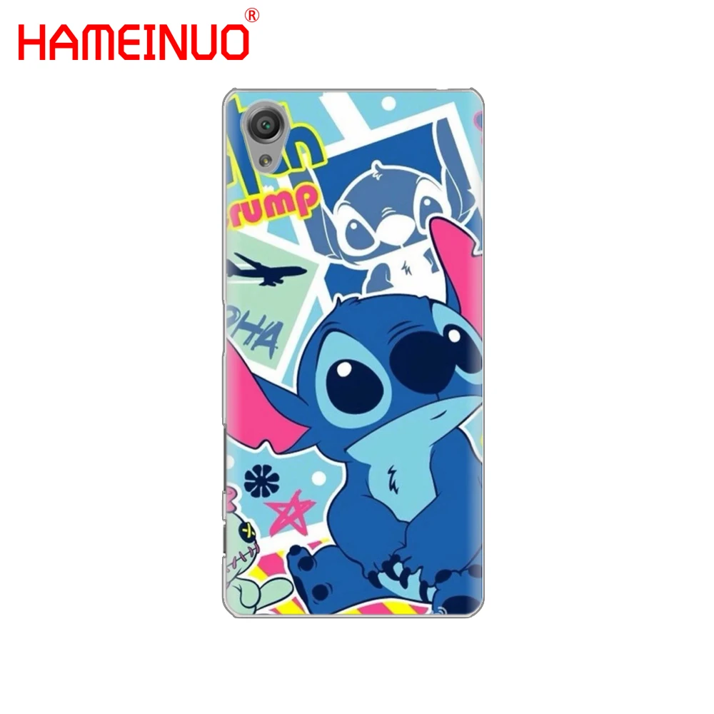HAMEINUO Забавный Милый Ститч мультфильм чехол для телефона для sony xperia C6 XA1 XA2 XA ULTRA X XP L1 L2 X XZ1 compact XR/XZ PREMIUM