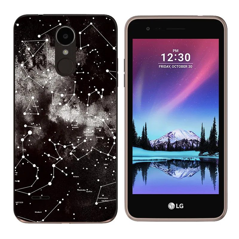 Для LG K4 2017 X230K чехол мягкий TPU силиконовый Billow для телефона с рисунком X230/LG EU Версия