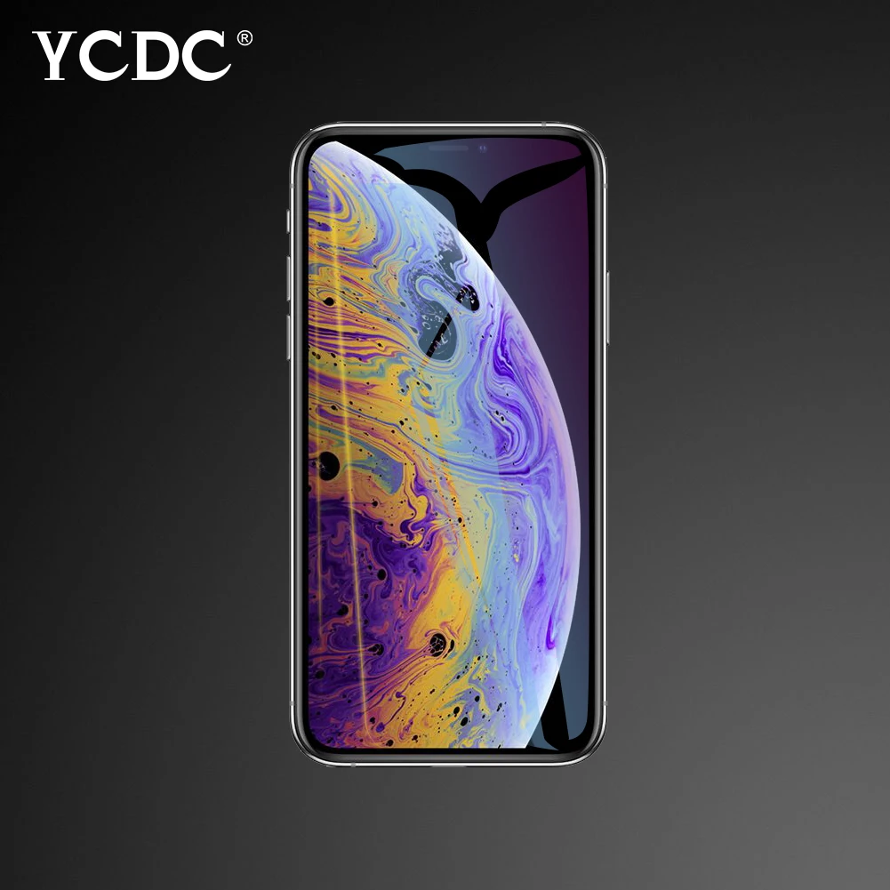 Кристально прозрачное закаленное стекло для защиты экрана iPhone 7 8 Plus X XS